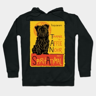 Funny Affenpinscher Cute Dog Chat Noir Mashup Art Hoodie